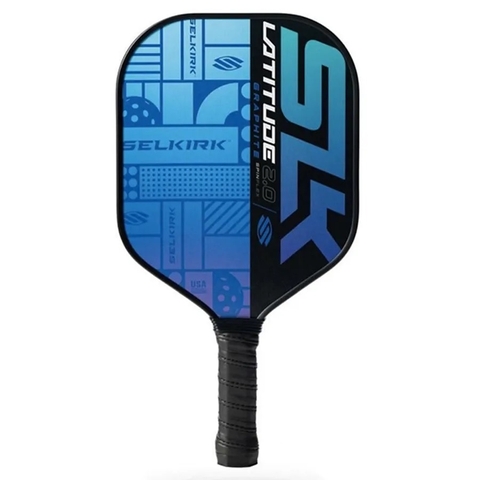 Vợt Selkirk SLK Latitude 2.0 13mm Pickleball Paddle Graphite Comfort Grip Blue