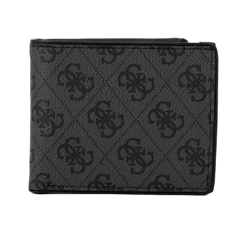 Ví Guess Men’s Trend Fashion Patterned Slim fold Wallet Black 31GU130036 001