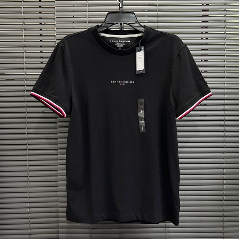 Áo Tommy Hilfiger Regular Fit Logo Tipped Black 78JB258 001