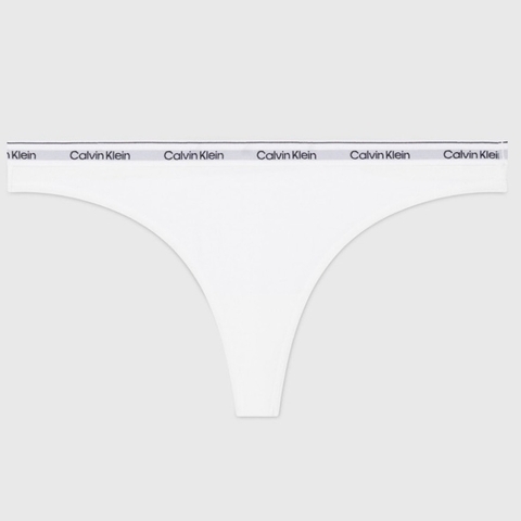Underwear Calvin Klein Women's Carousel Cotton Thong White D1617 100