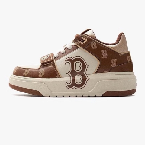 MLB Chunky Liner Mid Classic Monogram Boston Brown 3ASXCLP3N 43BRD