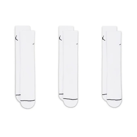 Vớ Jordan Cushioned Crew Socks 3 Pack White DX9632 100