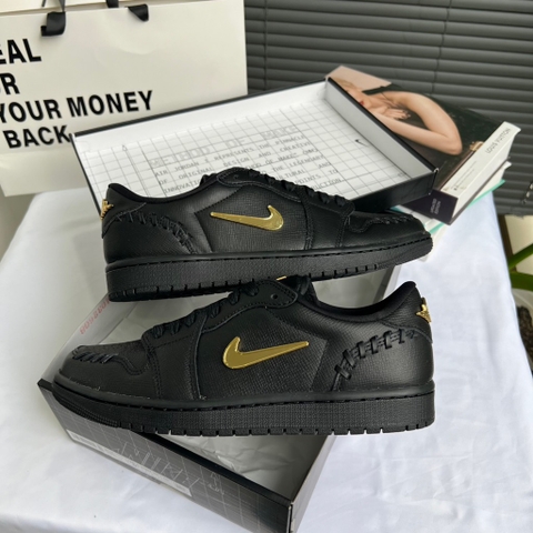 Jordan 1 Low Method of Make Black Metallic Gold FN5032 007