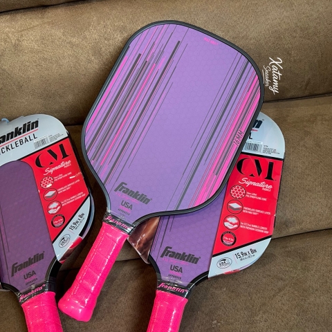 Vợt Pickleball Franklin 16mm CM Signature Hồng Tím 52786
