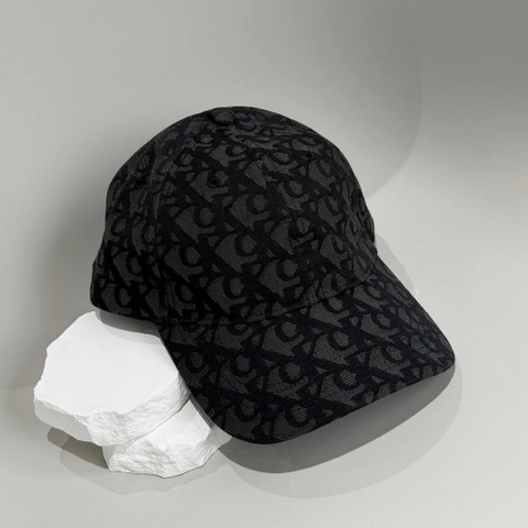 Nón Calvin Klein Logo Jacquard Baseball Cap Black 4G5066G 001