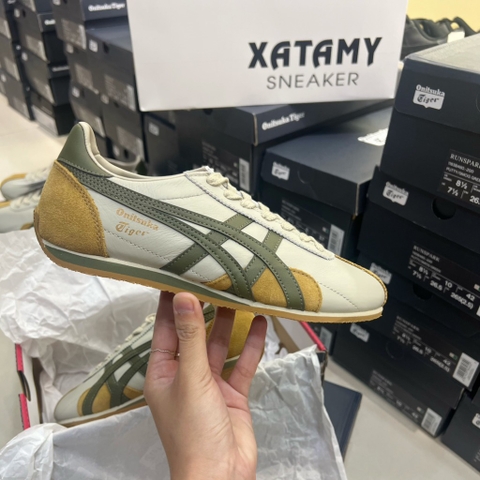 Onitsuka Tiger RUNSPARK Beige Olive Green Mustard Yellow 1183B480 200