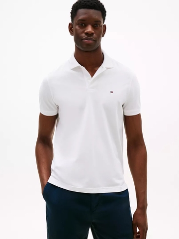 Áo Polo Tommy Hilfiger Regular Fit Performance Pique White MW37309 100
