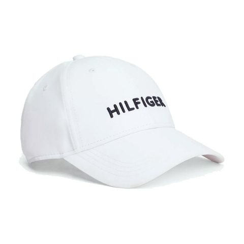Nón Lưỡi Trai Tommy Hilfiger Embroidered Hilfiger Baseball Cap White XM05658 100