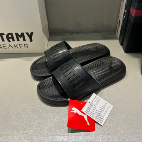 Dép Puma Popcat Patent Black 370697 01
