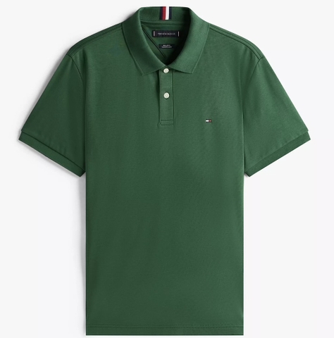 Áo Polo Tommy Hilfiger Regular Fit Smooth Cotton Deep Evergreen 78JB751 302