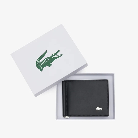 Ví Lacoste Folding Wallet With Money Clip Black NH4404FG 000