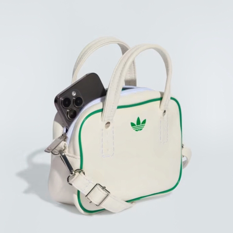 Túi adidas London Adicolor SB White Green JX7873