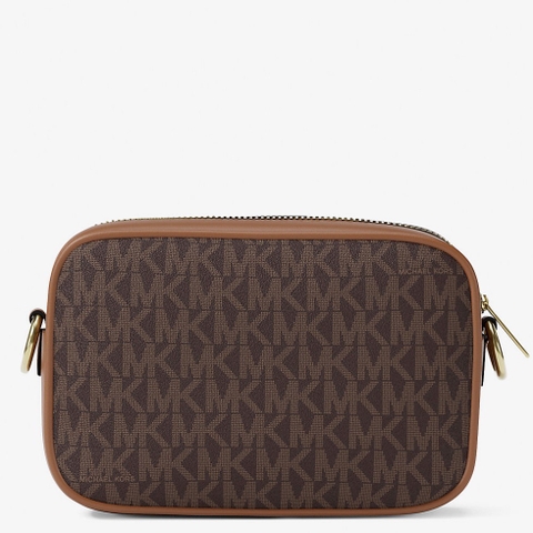Túi Michael Kors Jet Set Small Signature Logo Camera Crossbody Bag Brown 35R6GTVC5B