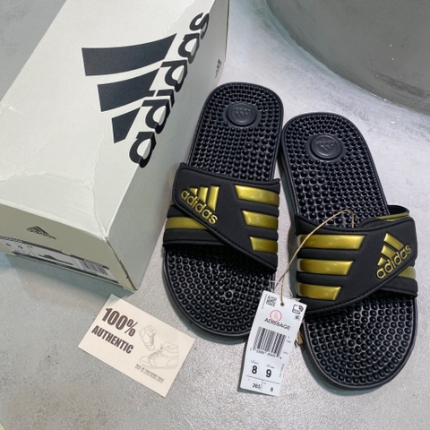 Dép Adissage Black Gold Metallic EG6517