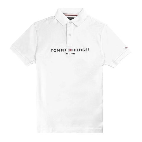 Áo Polo Tommy Hilfiger Regular Fit Embroidered Tommy Graphic White 78JB112 100