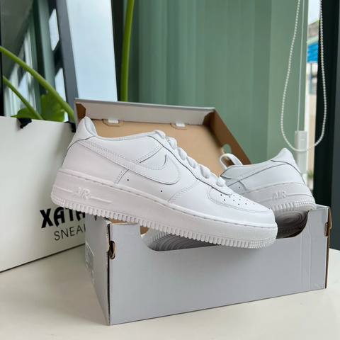 Nike Air Force 1 All White (GS)