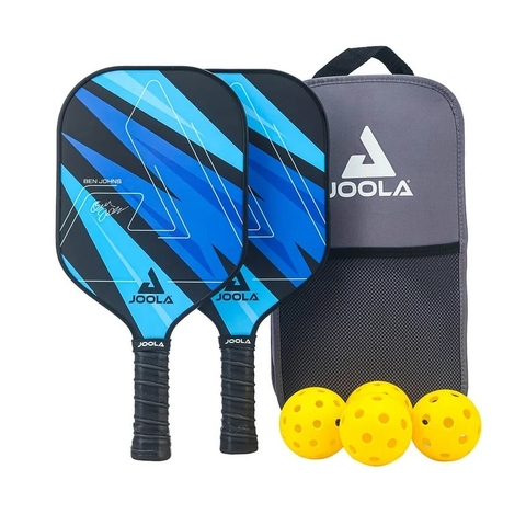Set Vợt Pickleball Joola 10mm Ben Johns Blue Lightning