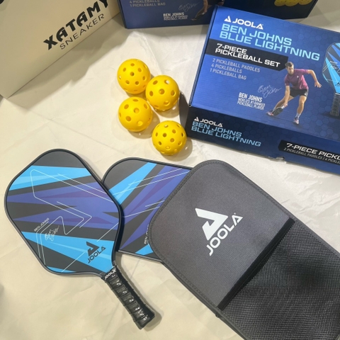 Set Vợt Pickleball Joola 10mm Ben Johns Blue Lightning