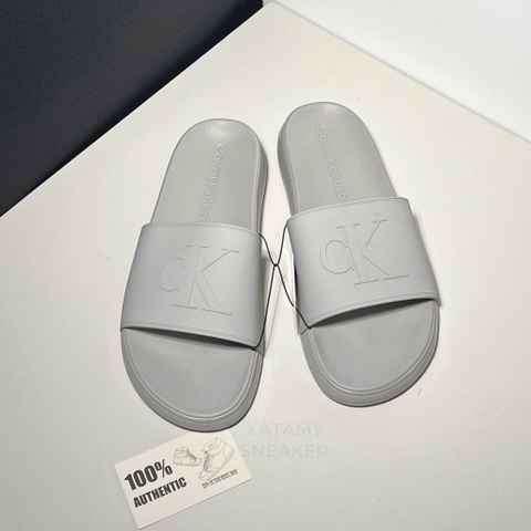 Dép Calvin Klein Winston Light Gray 050