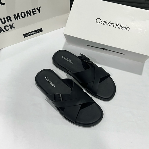 Dép Calvin Klein ELON Black 001