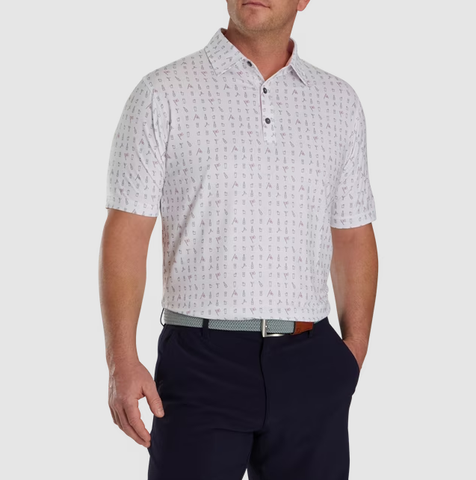 Áo nam cộc tay FJ The 19th Hole Lisle Self Collar - 82376