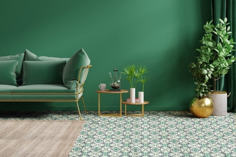 Mãn nhãn với bộ sưu tập các mẫu gạch bông lát nền nhà, quán cafe