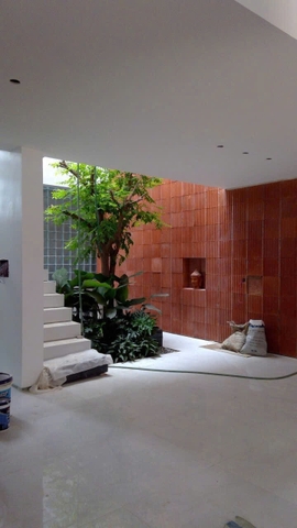 Gạch Lá Dừa 20x20cm Xuân Hòa – Điểm Nhấn Kiến Trúc Độc Đáo Cho Không Gian Sống