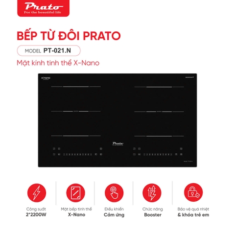Bếp từ đôi Prato Model PT-021.N