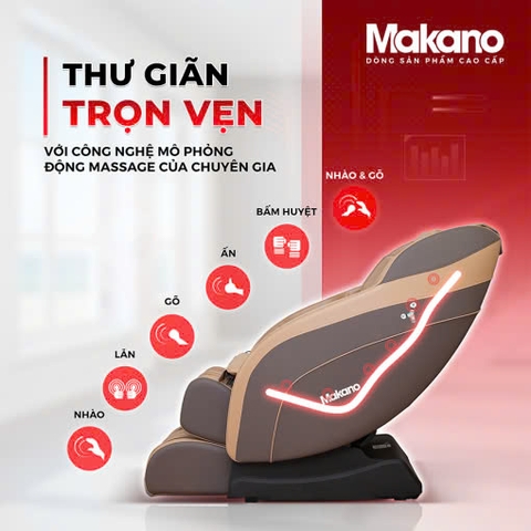Ghế Massage Toàn Thân MAKANO MKGM-10001