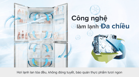 Tủ lạnh Aqua Inverter 456 lít AQR-IGW525EM (GB)