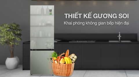 Tủ lạnh Aqua Inverter 324 lít AQR-B380MA (GM)