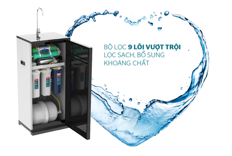 Máy lọc nước R.O 9 lõi SUNHOUSE SHA8838K
