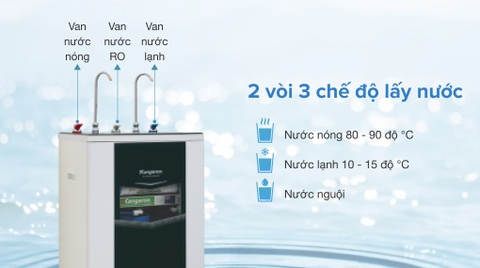 Máy lọc nước RO nóng nguội lạnh Kangaroo KG10A3 10 lõi