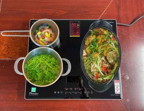 Bếp từ 4 vùng nấu Prato model: PT-666.FLEXI