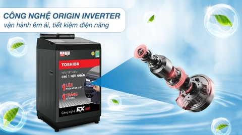 Máy giặt Toshiba Inverter 10 kg AW-DUM1100JV