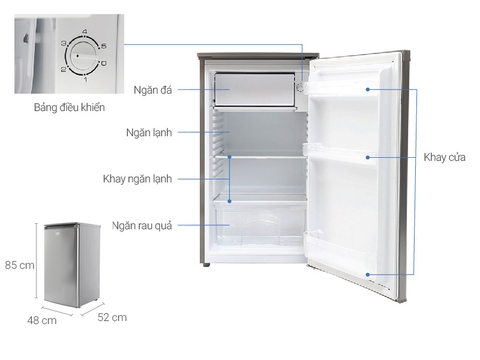 Tủ lạnh Beko 90 lít RS9052S