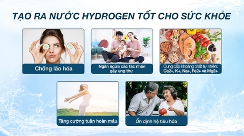 Máy lọc nước Slim Hydrogen Kangaroo ion kiềm KG100ES1 5 lõi