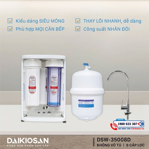 Máy lọc nước đặt gầm Daikiosan DSW-35008D