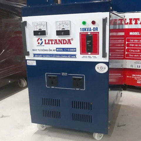 Ổn Áp Litanda 10KVA Dải 90V-250V Dây Đồng 100%
