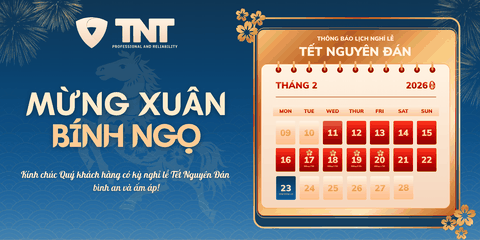 THÔNG BÁO LỊCH NGHỈ TẾT NGUYÊN ĐÁN BÍNH NGỌ 2026