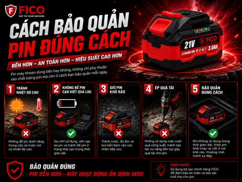 CÁCH BẢO QUẢN PIN ĐÚNG CÁCH – PIN BỀN HƠN, MÁY HOẠT ĐỘNG ỔN ĐỊNH HƠN!