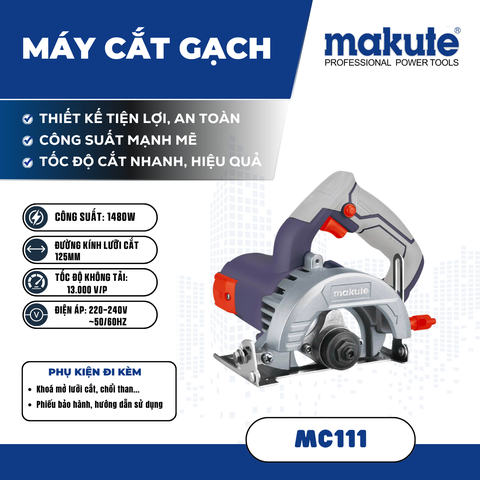 MÁY CẮT GẠCH MAKUTE - MC111