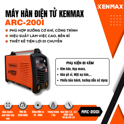 Máy hàn điện tử KENMAX | ARC-200I