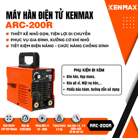 MÁY HÀN QUE MINI KENMAX ARC-200R
