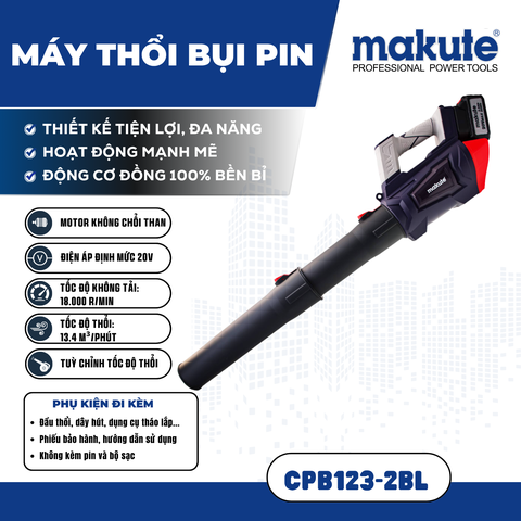 Máy Thổi Bụi Pin Makute CPB123-2BL
