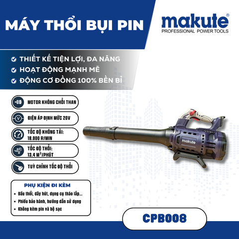 Máy thổi bụi pin CPB008 (Không kèm pin và sạc)