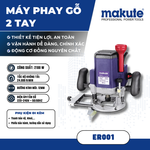 Máy phay gỗ (2 tay) ER001