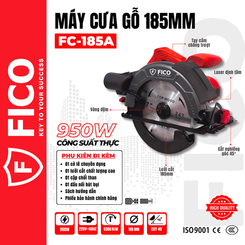 MÁY CƯA GỖ FICO FC-185A