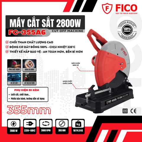 MÁY CẮT SẮT FICO FC-355A6