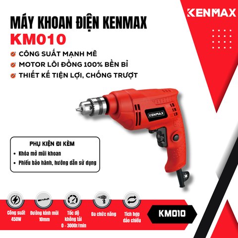 Máy khoan điện KENMAX | KM010